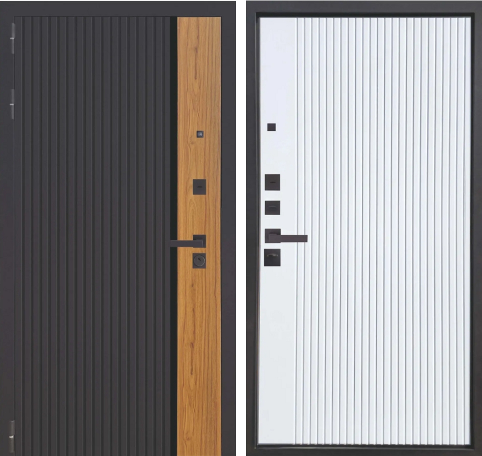 Дверь входная 3K YoDoors-14, цвет Черная шагрень