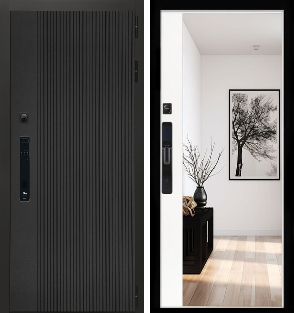  Вертикаль блек ф55 смарт | Зеркало панорама 