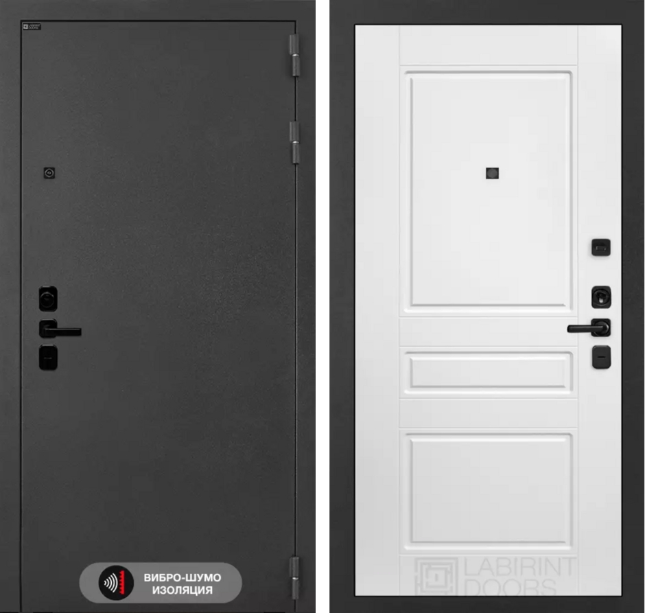 Входная дверь ACUSTIC 03 - Белый софт