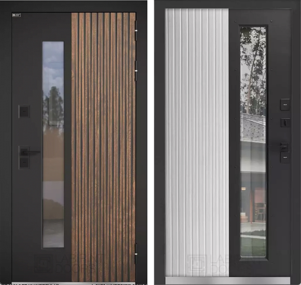 Входная дверь Скандия для улицы со стеклом