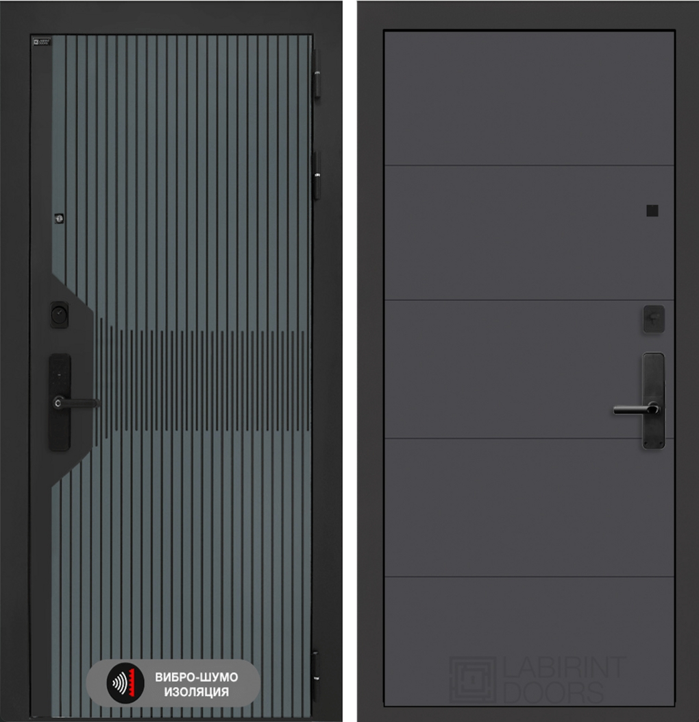 Входная дверь Смартлаб 13 - Графит софт