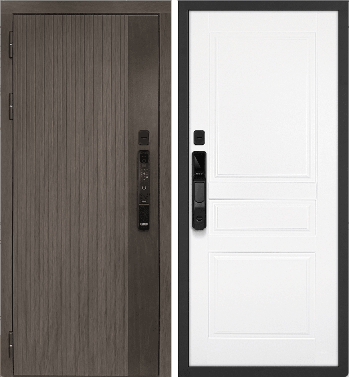 Входная дверь Вертикаль смарт/Смальта 01 