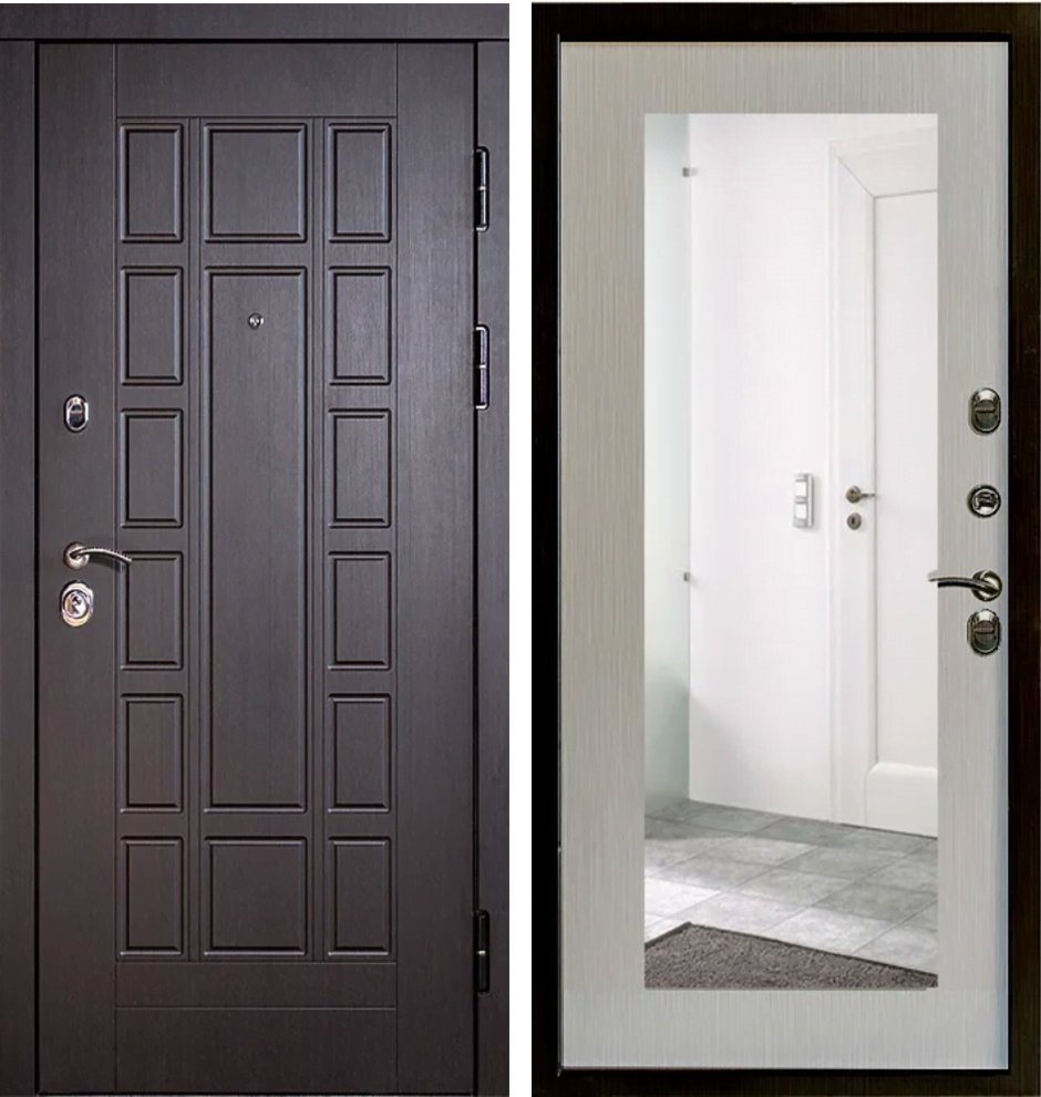 Входная дверь Виргиния Зеркало триумф лиственница