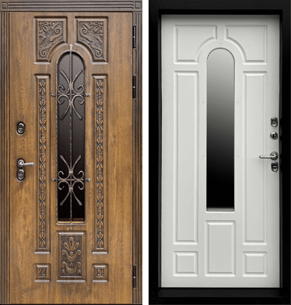 Входная дверь Термо Лацио Белый софт