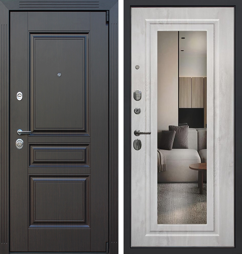 Входная дверь Гермес NEW с зеркалом "Elit"