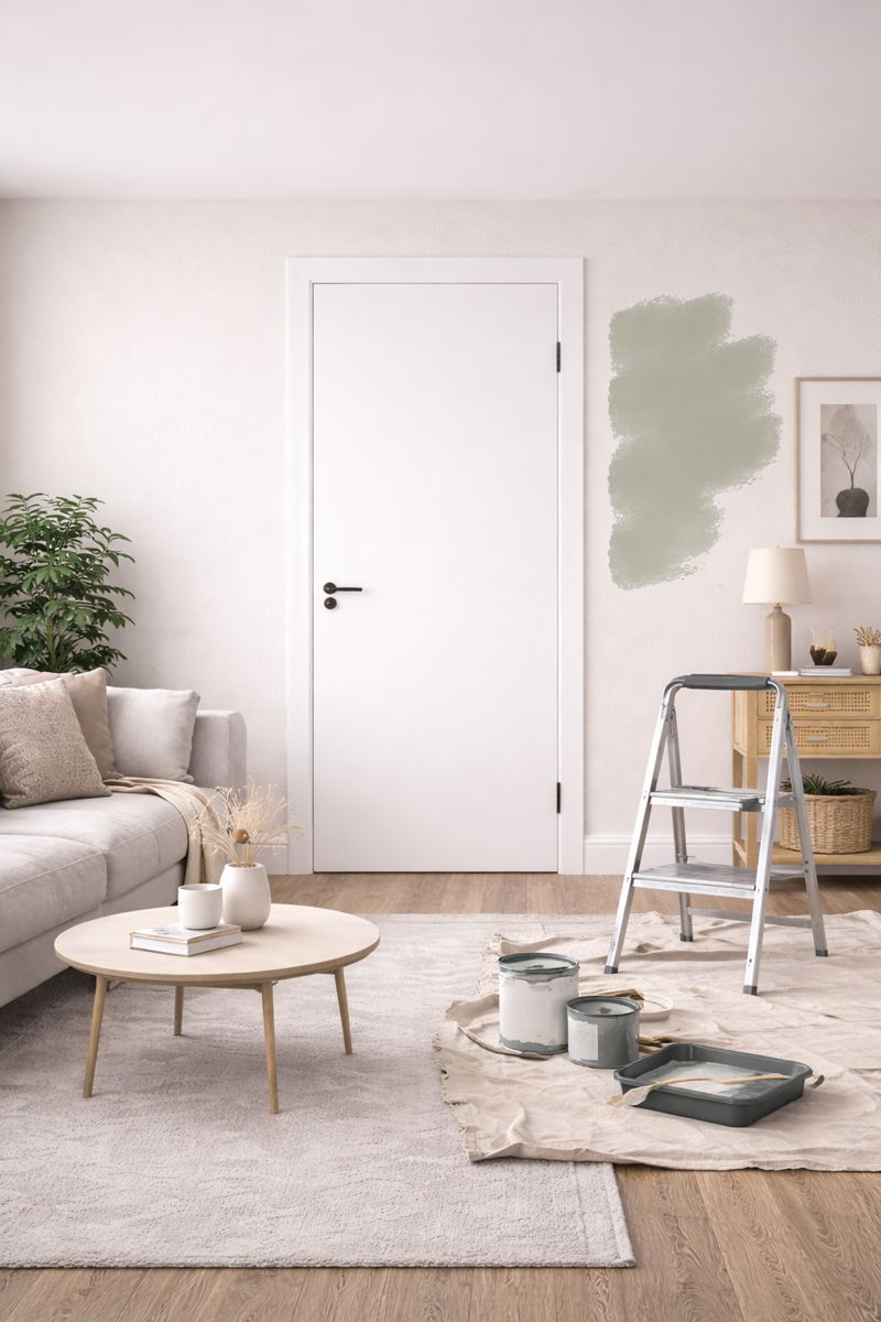 Белые двери под покраску — можно обновлять интерьер