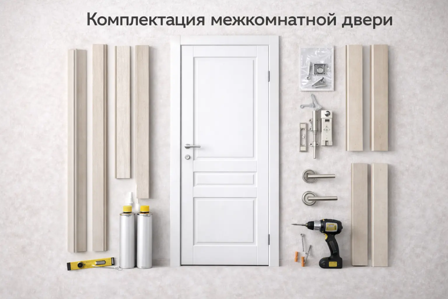 Комплектация межкомнатной двери